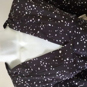 Terra & Sky 0X / 14W VNeck Woven Tunic NWT